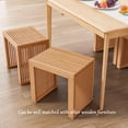 thumbnail image 2 of Bamboo Dining Bench Indoor Small Bench Entryway Shoe Rack Bench,Outdoor Modern Wood Benches 17 Inch Bamboo Bench for Living Room Hallway Bedroom Bathroom, 2 of 7