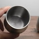 thumbnail image 4 of Vaso de copa sin libre aislado al vacío de 3 piezas 200 ml de material acero inoxidable, irrompible, 4 of 9