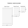 thumbnail image 3 of Hotel Style Egyptian Cotton Tencel Lyocell Bath Towel, Arctic White, 3 of 7