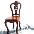 thumbnail image 4 of 2 1:12 Silla de Los Fingen Ser Juguetes Accesorios de Muebles 2 piezas Sunnimix Sillas de casa de muñecas, 4 of 8