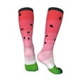 thumbnail image 5 of Lsque Watermelon Printed Crew Socks Men's Women's LightWeight Thin Casual Calf Socks ,Knee High Socks,Cotton Socks, 5 of 9