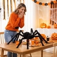 thumbnail image 7 of PYURTEP Halloween Giant Spider 29 inch, Voice Automatic Crawling Plush Spider, Scary Spider for Outdoor Indoor House Party Yard Halloween Decor, 7 of 7