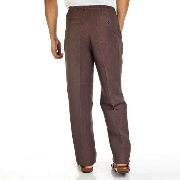 linen blend jogger pants