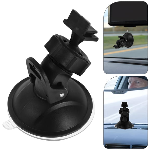 OUNONA Plastic L-Shaped Dash Cam Holder for Windshield, Vehicle Mount Support, 1 Set