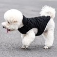 thumbnail image 3 of Ropa para mascotas Color sólido Mantenga el calor Agradable para la piel Chaleco para perros Traje de abrigo para el invierno, 3 of 4