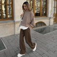 thumbnail image 3 of Pantalones anchos NEW YOUNG, paquete de 3, cintura alta para mujer, 3 of 7