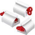 thumbnail image 1 of Dispensador de rodillo exprimidor de pasta de dientes de tubo rodante de 3 uds para baño oso de fresa Electrónica, 1 of 5