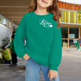 thumbnail image 2 of Otqutp Kids Oversized Sweatshirts with Heart Graphic Girls Long Sleeve Cotton Crewneck Sweatshirt Boys Cute Pullover Shirts, 2 of 6