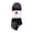 Black, variant on Champion Women’s Cotton Flex No Show Cushioned Socks, 6 Pack, Sizes 4-10