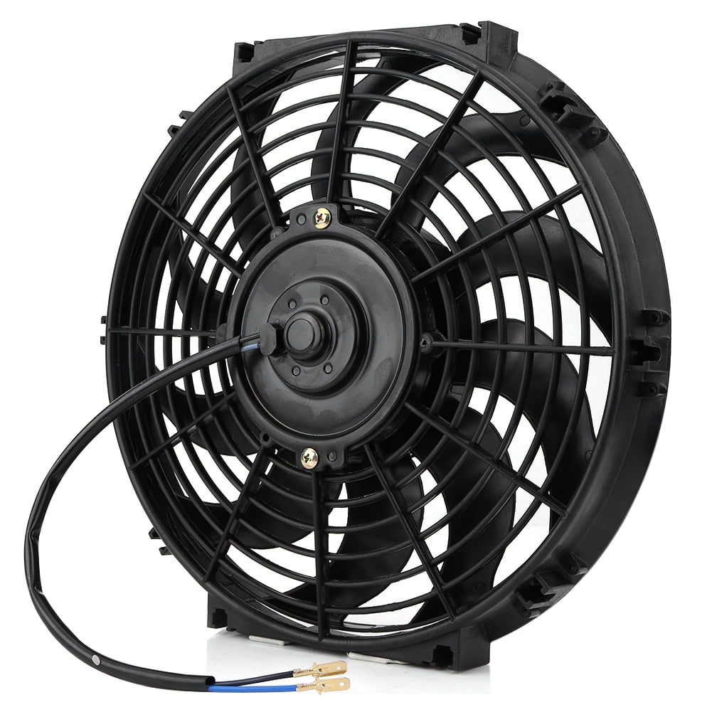 LYUMO 12 inch Universal Car Slim Push Pull Electric Engine Cooling Fan
