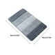 thumbnail image 3 of Alfombrilla de baño de microfibra | Alfombra antideslizante y absorbente | Alfombrilla de baño suave y lavable a máquina para ducha, cocina y dormitorio | Alfombrilla de suelo gruesa de 61 x 41 cm, 3 of 8