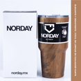 thumbnail image 2 of Vasos de Acero Inoxidable NORDAY Termo Tumbler 30oz 900ml Tapa marron, 2 of 6