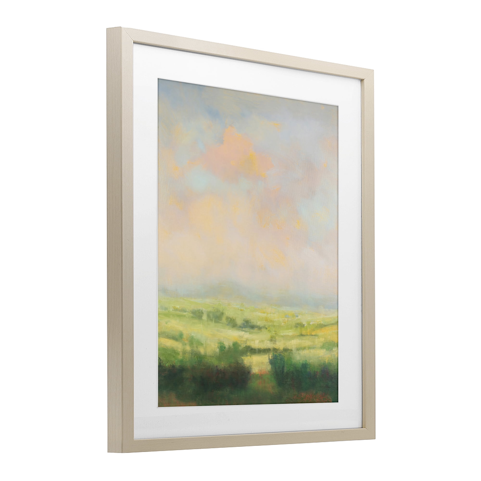 Stupell Industries Springtime Farnese Landscape Birch Framed Print Under Glass, design by William McCarthy