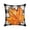 A004- Style D, variant on Pillow Cover, Halloween Pillow Cover, Fall Pillow Cover, Farmhouse Fall Decor, 18X18 Inch 1-Piece Black Buffalo Check Orange Maple Leaf Throw Pillow Case, Seasonal Home Accent for