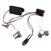 2-Band EQ Preamp Circuit for Bass Pickup, 1 Volume, 3 Potentiometer s