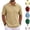 Khaki, variant on HAJWOH Polo Shirts for Men Short Sleeve Summer T-Shirts Business Casual Collared Moisture Wicking Golf Shirts