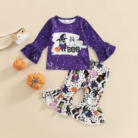 

Baby Halloween Clothes Baby Girl Halloween Outfit for Toddler Infant Tops Pants 2Pcs Set