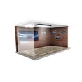 thumbnail image 4 of Vitrine de Garage Moulée sous Pression à l'Échelle 1/18 Scène de Stationnement avec Protection Lumineuse Mini Boîtes de Rangement pour Voitures Moulées sous Pression pour Diorama Briques Rouges, 4 of 8