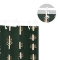 thumbnail image 5 of Yayeee Shower Curtain with Hooks 72"x72" Waterproof Fabric Bathroom Hanging Decor, Beige Plants, 5 of 5