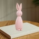 thumbnail image 5 of Conejitos de Pascua, figuras de conejos con pajaritas, adorables adornos primaverales para el hogar y el jardín. Decoración de conejitos para Pascua., 5 of 6