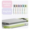 thumbnail image 7 of Designed for iPhone 17 Pro Max Transparent Case, Magnetic Wireless Charging, Compatible with MagSafe, Luxury Ultra Slim Anti-Scratch Anti-Slip Thin Shockproof PC+TPU Phone Cover, Orange, 7 of 7