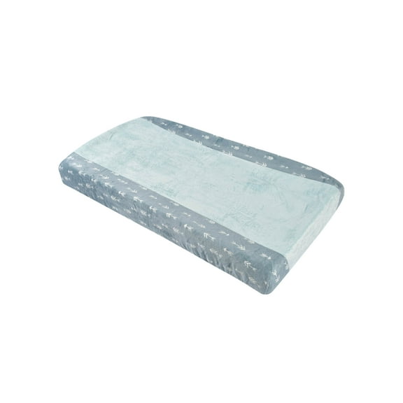 Modern Moments by Gerber Baby & Toddler Boys Plush Changing Pad Cover, Blue