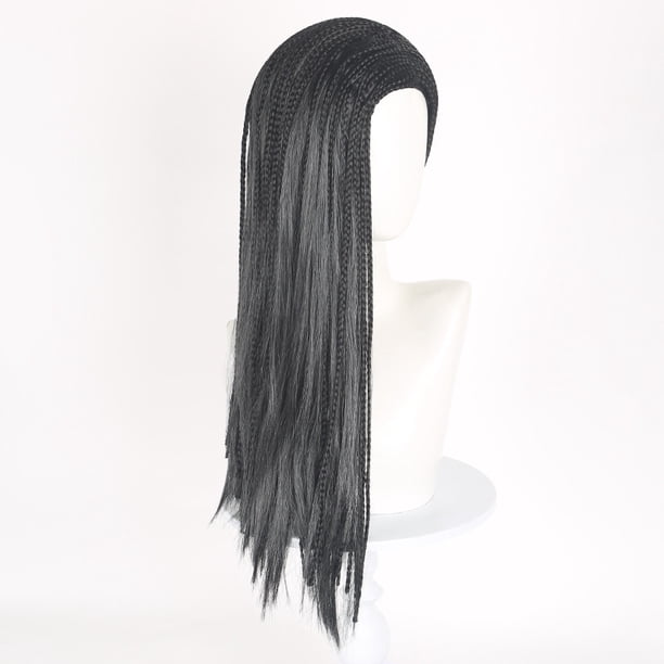 Peluca para cosplay, disfraz de anime de Ashas, fiesta de Halloween, 55 cm