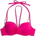 thumbnail image 6 of Women's Smart and Sexy SA1001 Swim Secret The Getaway Halter Bikini Swim Top (Fuchsia Sizzle 36D), 6 of 7