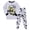 Dark Gray, variant on CAICJ98 Boys Pajamas Long Sleeve Shark Pjs Set Toddler Little Kids Snug Fit Soft 2 Piece Cotton Sleepwear & Loungewear (5-6 Years,Blue)