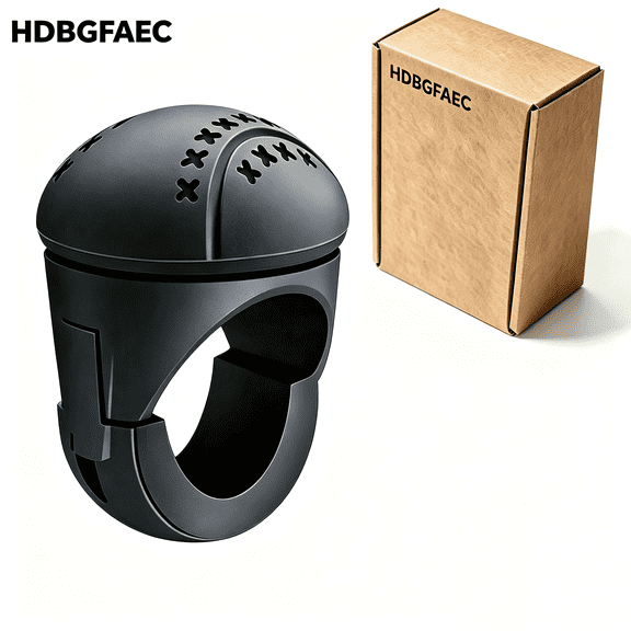 HDBGFAEC Silicone Steering Wheel Knob, 360° Rotation Anti-Slip Universal Car Truck SUV
