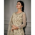 thumbnail image 5 of Traditional Wear Indian Pakistani Designer Sewn Salwar Kameez Trouser Pant Dress ( White, M - 40 ), 5 of 7