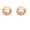Rose Gold, 8mm, variant on AVORA 14K White Gold 8mm Polished Ball Stud Earrings