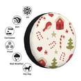 thumbnail image 5 of XMXY Colorful Christmas Motifs Spare Tire Cover, Universal Waterproof Cover for Jeep RV Tire Wheel Protection, 17 inch, 5 of 8