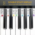thumbnail image 4 of 88 Keys Removable Piano Keyboard Note Labels Reusable Silicone Piano Keyboard Stickers For Beginners Kids Electronic Piano Accessory, 4 of 4