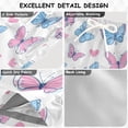 thumbnail image 4 of Kids' Beach Pants Comfortable Swim Trunks Pink and Blue Butterflies Shorts for Pool Vacation and Lounge Wear X-Small, 4 of 8