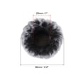 thumbnail image 2 of Uxcell 4 Pack Furry Microphone Windscreen Mic Cover Windshield for Musical Instruments Voice-overs Black, 2 of 7