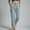 Gray, variant on Relaxed Sweat Pants for Womens Solid Cotton Beige Elastic High Waist Pants Ladies Sweatpants Plus Size M