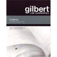thumbnail image 1 of Pre-Owned Gilbert Law Summaries on Evidence (Paperback) 0314152210 9780314152213, 1 of 1