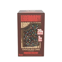 Legendary Foods Protein Pastry - Chocolate Cake 4 Pack | Protein Snack | Gluten-Free| Keto Friendly