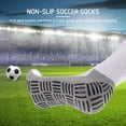 thumbnail image 6 of Meterk Slip Sport Knee High Socks Athletic Socks for Mens and Women Running Training Football, 6 of 7