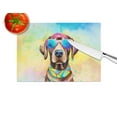 thumbnail image 4 of Chocolate Labrador Hippie Dawg Glass Cutting Board Large 12 in x 15 in, 4 of 5