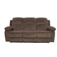 thumbnail image 4 of Lifestyle Furniture Rual 3-Pieces Grid Cloth Recliner Sofa Set in Taupe/Brown, 4 of 6