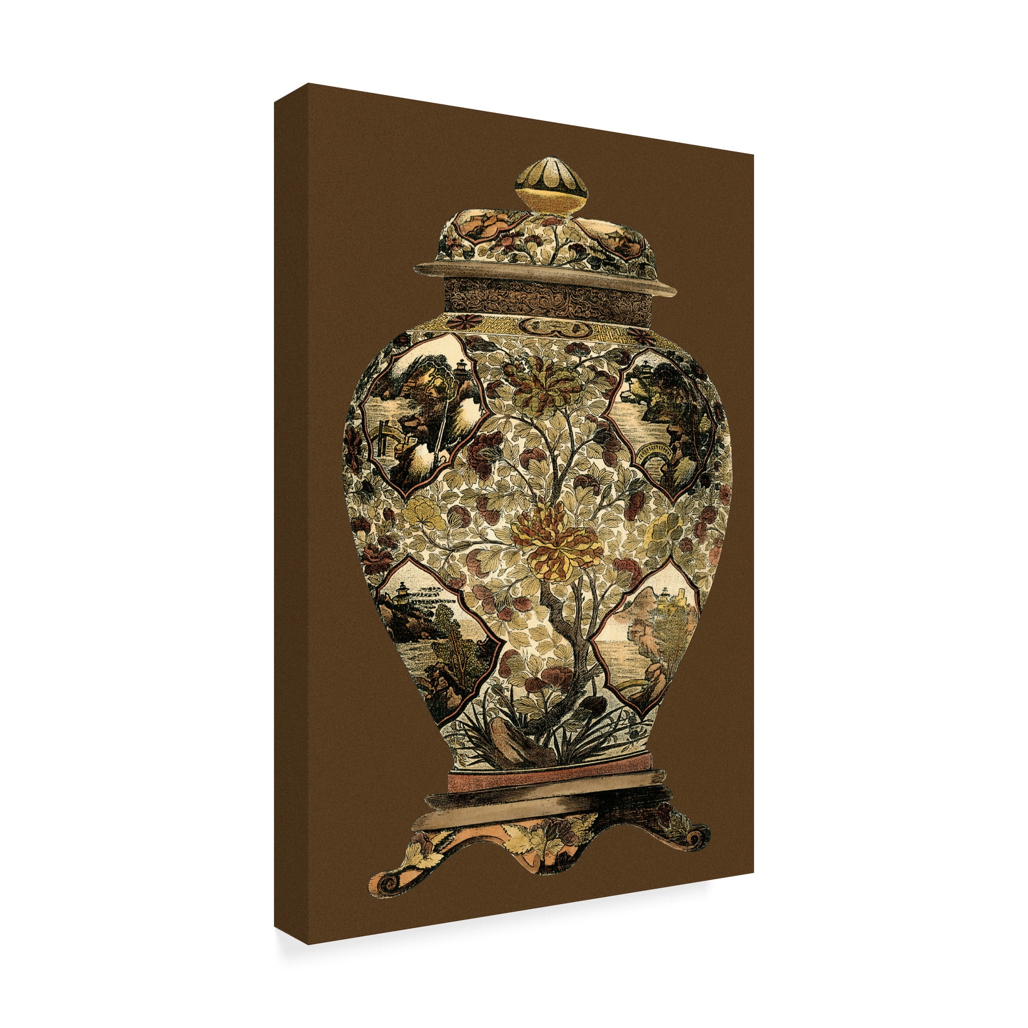 Trademark Fine Art 'Small Amber Porcelain I' Canvas Art by Vision Studio
