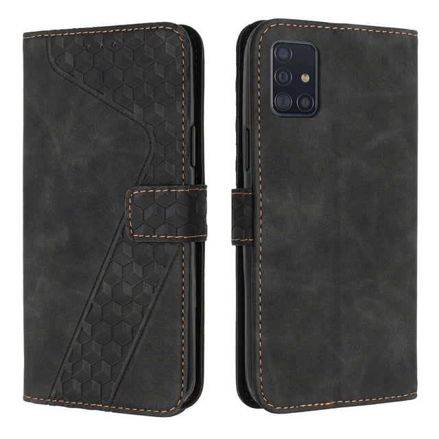 Compatible with Samsung Galaxy A71 5G Case Wallet Design with Card Slots Magnetic Closure Cover
