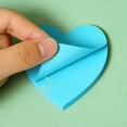 thumbnail image 3 of Ensemble de Notes Autocollantes en Forme de Cœur pour Messages et Rappels avec 8 Couleurs, 3 of 3
