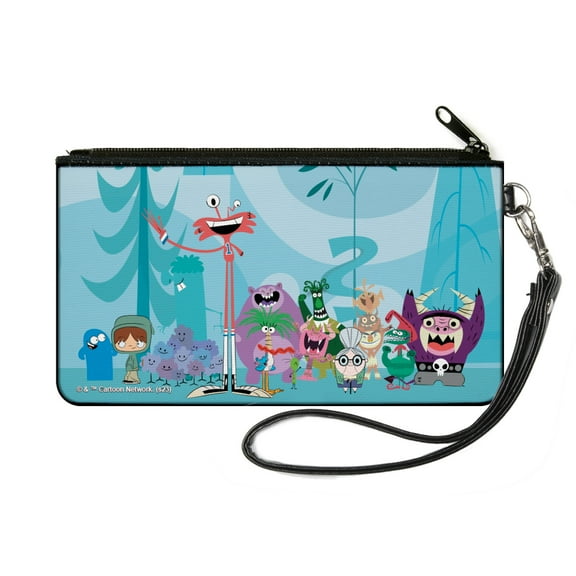Warner Bros. Animation Wallet, Zip Pouch, Fosters Home For Imaginary Friends Group Pose Blues, Canvas
