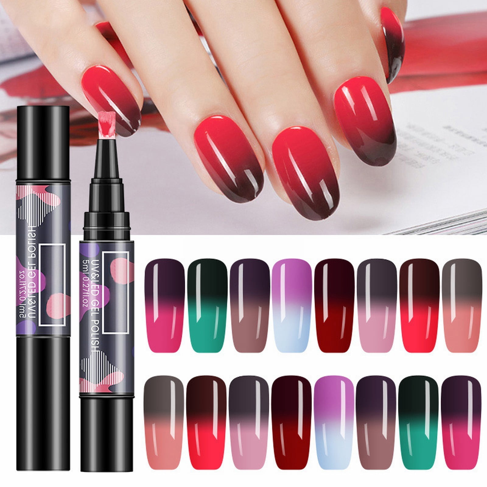 Nail Design Dip Gel Nail Marker Nail Guards for Gel Polish Stripping Girl Pen Brush Kits Nail Dip Tray 2 in 1 Sequins for Lip Gloss Making Nail Stencils And Stamper Kids Wax Brush for Nails