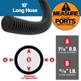 thumbnail image 2 of Kit de Manguera Peachtree Negro 10 Pies con 5 Accesorios para Herramientas Eléctricas y Aspiradoras, 2 of 7