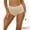 Beige, variant on Women's Cotton High-Lace Trim Tummy Full Coverage Brief Panties M Gray