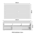 thumbnail image 3 of Mueble Mesa Para Tv Rack Madesa Orlando y Panel Hasta 65 B, 3 of 5